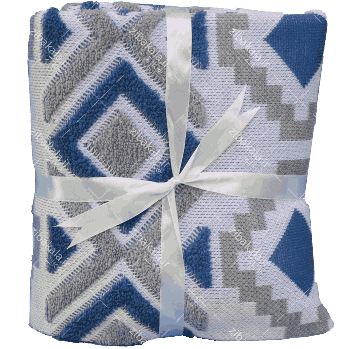 شال مبل پانچ آبی