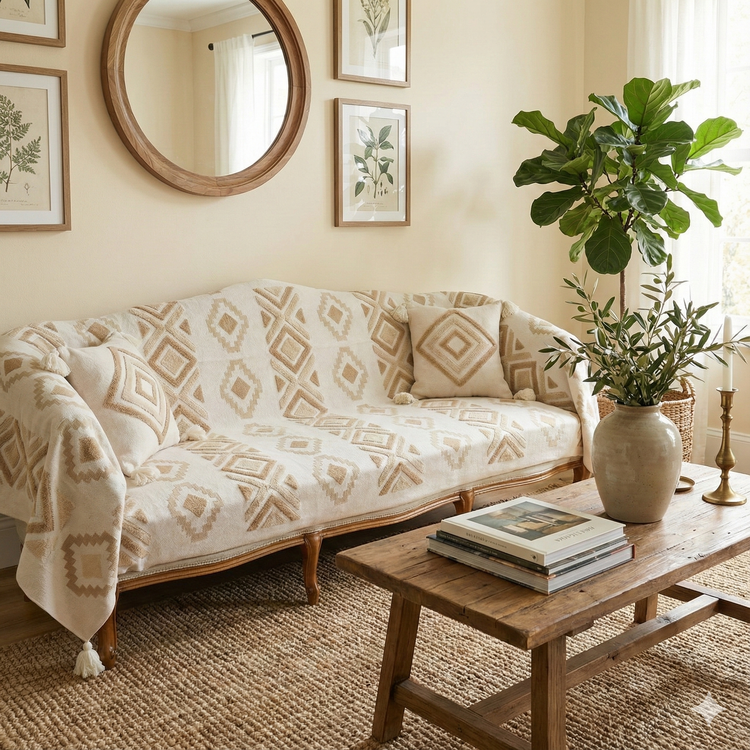 شال مبل پانچ استخوانی سه متری