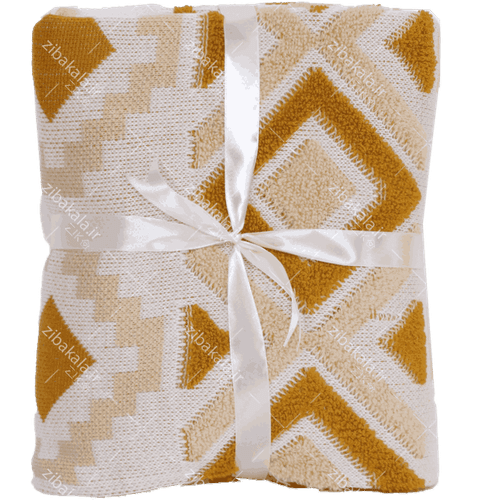 شال مبل پانچ خردلی