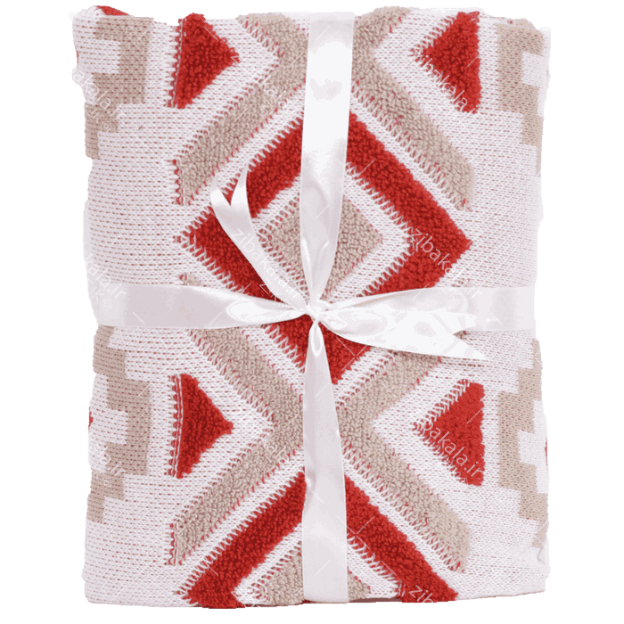 شال مبل پانچ قرمز