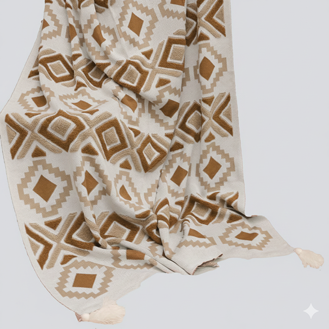 شال مبل پانچ عسلی از نمای نزدیک