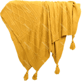 شال مبل دیانا خردلی از نمای نزدیک