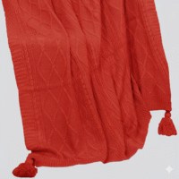 شال مبل دیانا قرمز از نمای نزدیک