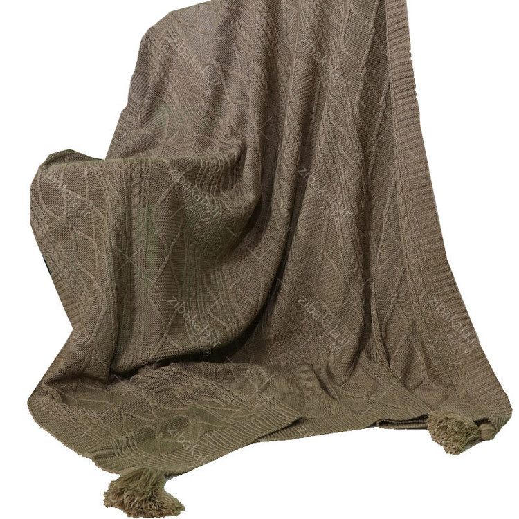 شال مبل دیانا نسکافه ای از نمای نزدیک