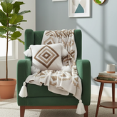 کوسن پانچ نسکافه ای به همراه شال مبل نسکافه ای