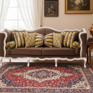 ست کوسن 70 تیکه خاتون طلایی قهوه ای