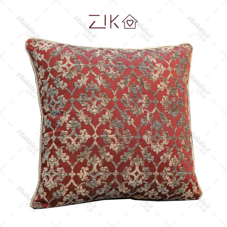 کوسن طرح گل خاتون زرشکی