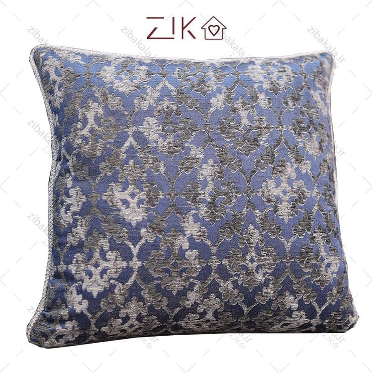 کوسن طرح گل خاتون سورمه ای