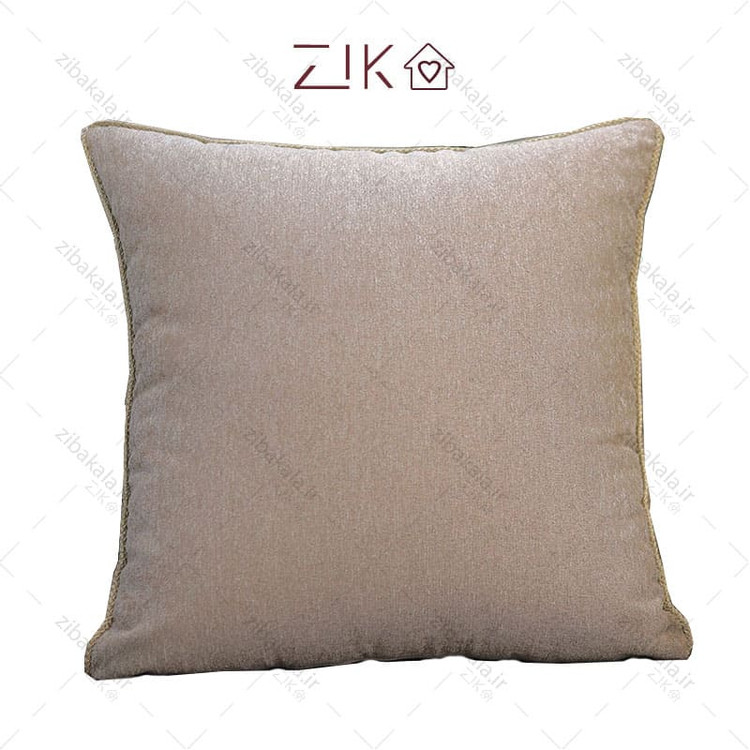 کوسن طرح ساده کرم نسکافه ای طرح خاتون