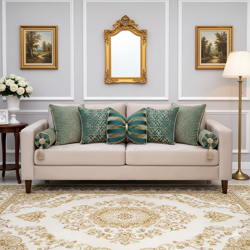 ست کوسن 7 تیکه خاتون سبز