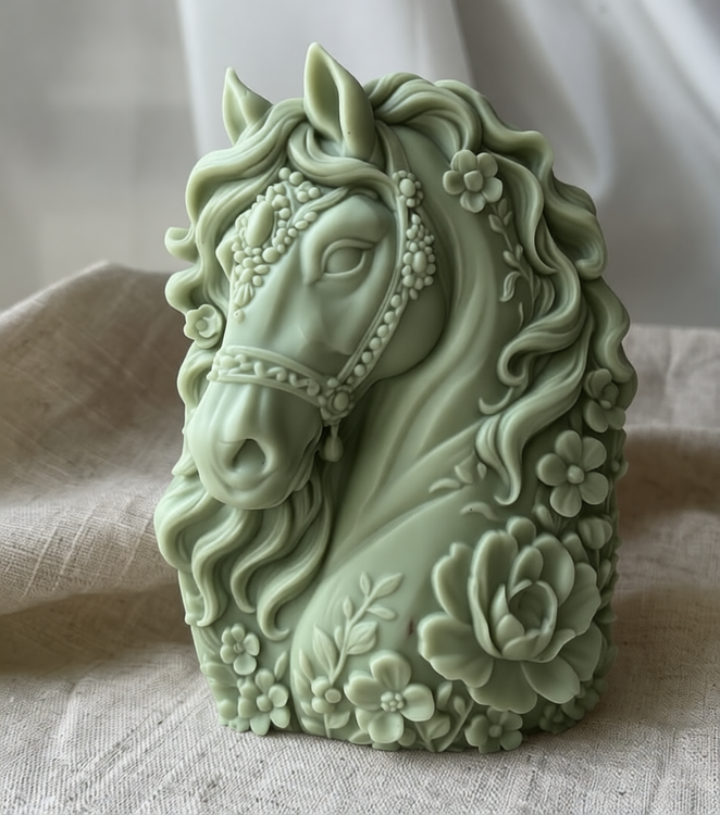 شمع اسب مدل هیما رنگ سدری