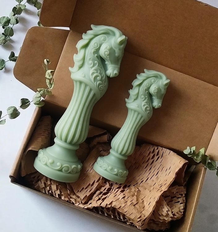 شمع نماد سال مدل لاریس رنگ سدری