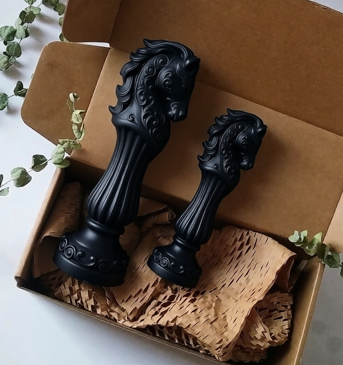 شمع نماد سال مدل لاریس رنگ مشکی